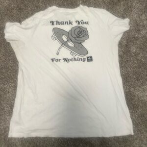 adidas White T-Shirt with Skateboard Graphic